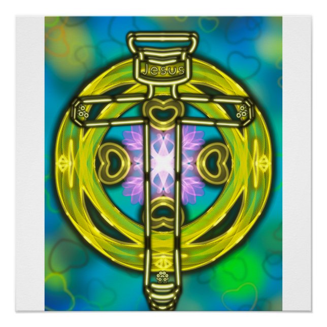 Póster Jesus is the light that I seek  (Frente)