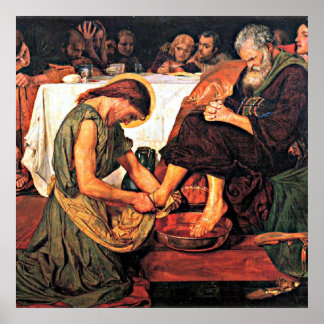 Póster Jesus Lavando Pés de Pedro (2)