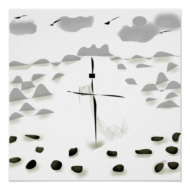 Póster Jesus lives (Frente)