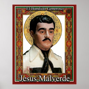 Póster Jesus Malverde o bandido generoso