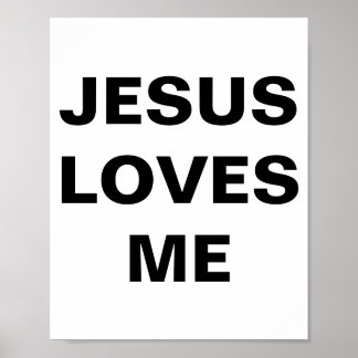 Poster Jesus me ama