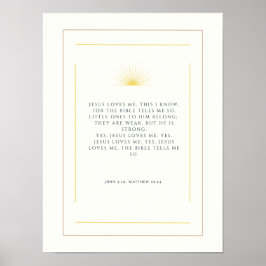 Poster Jesus me ama.