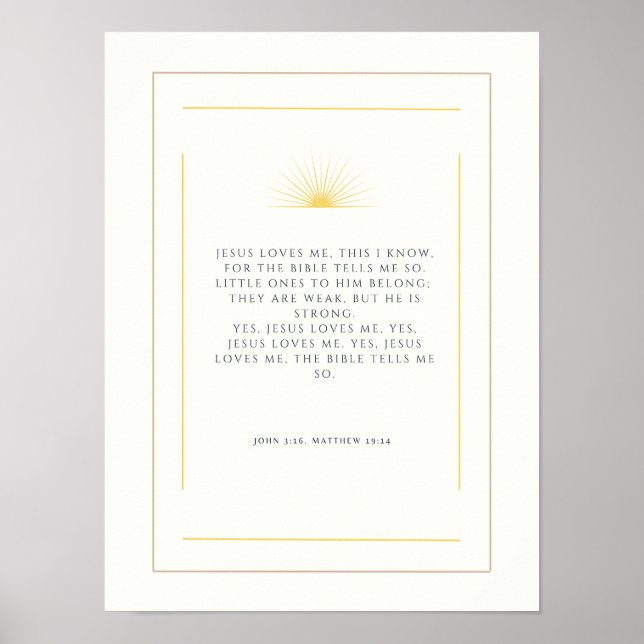 Poster Jesus me ama. (Frente)