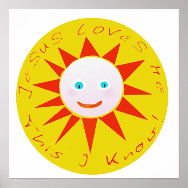 Póster Jesus me ama (Frente)