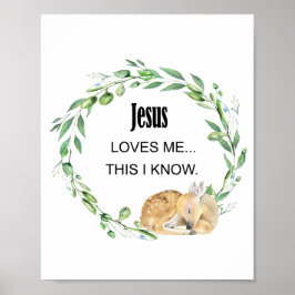 Poster Jesus me ama...