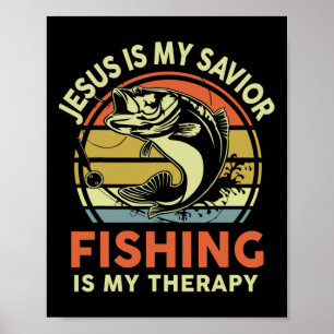 Poster Jesus Me Fez Pescador De Homens Cristão Engraçado