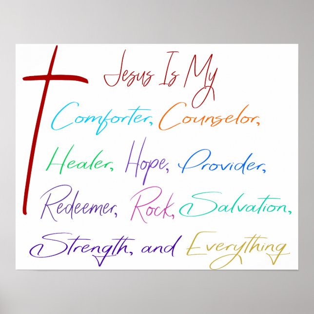 Poster Jesus Meu Tudo (Frente)