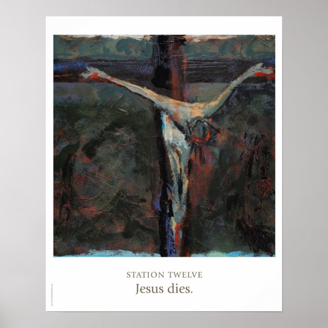 Poster Jesus morre. Pôster (Frente)