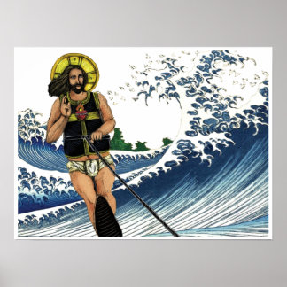 Póster Jesus na Água (esportes)