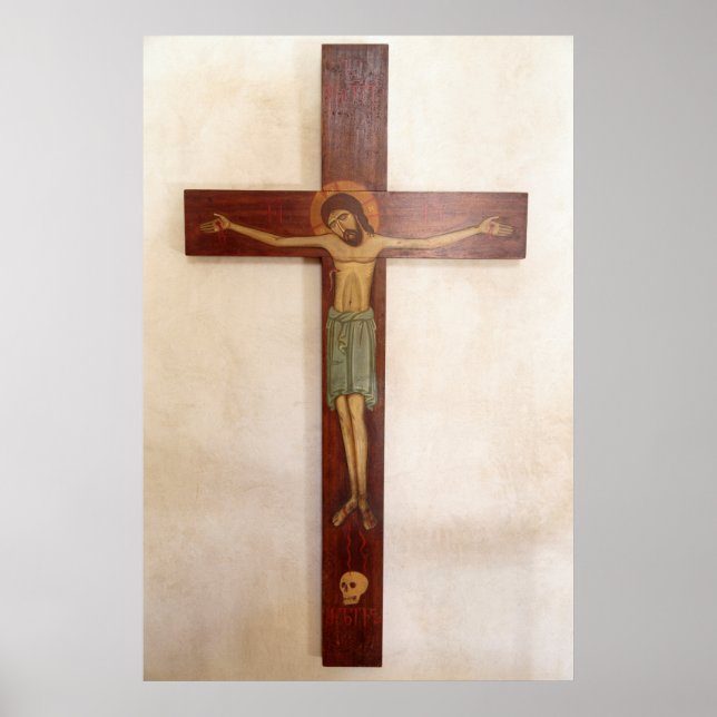 Póster Jesus Na Arte Cruzada (Frente)