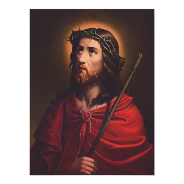 Póster Jesus na Coroa dos espinhos (Frente)