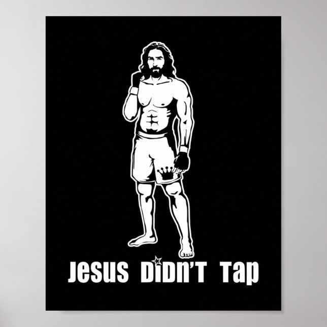 Poster Jesus não tocou em T-Shirt MMAJesus não tocou em M (Frente)