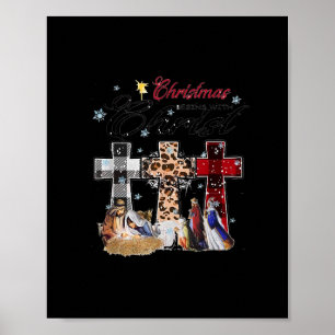 Poster Jesus Natal começa com Leopardo Cristão