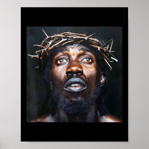 Poster Jesus Negro, Cristianismo, Igreja, Cristo, Jesus _