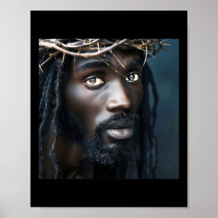 Poster Jesus Negro, Cristianismo, Igreja, Cristo, Jesus _