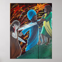 Jesus Negro preso em Gethsemane