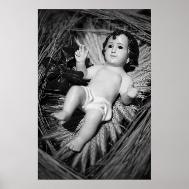 Póster Jesus no berço (Frente)