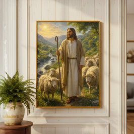 Poster Jesus o Bom Pastor em Golden Valley