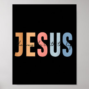 Poster Jesus O Caminho A Verdade A Vida Versículo Da Bíbl