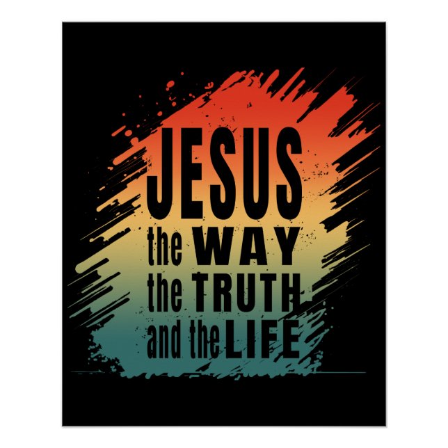 PÓSTER JESUS O CAMINHO A VERDADE E A VIDA (Frente)