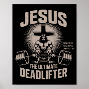 Poster Jesus, o Engraçado Engraçado Gym Cristão