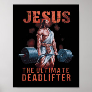 Poster Jesus, O Último Deadlifter Christian 1