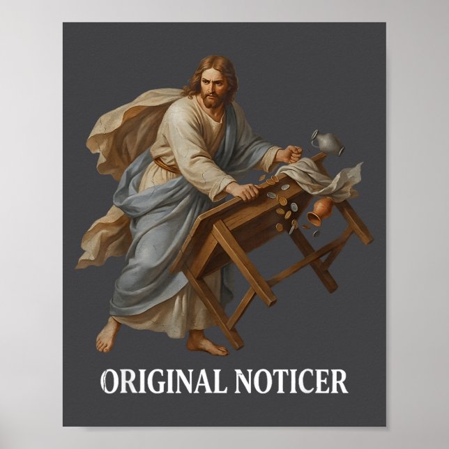 Poster Jesus Original Noticer  (Frente)