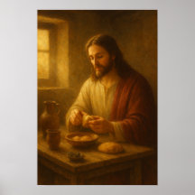 Jesus Partindo o Pão