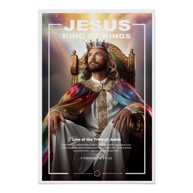 Póster Jesus - Rei dos Reis (Frente)