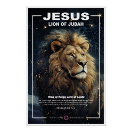 Póster Jesus - Rei Leão 3