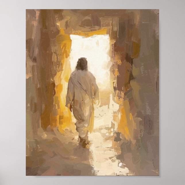 Poster Jesus Ressuscitado – Túmulo Vazio (Frente)