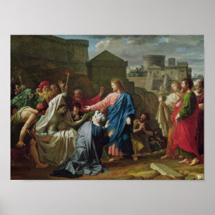 Poster Jesus ressuscitando o filho da viúva de Naim