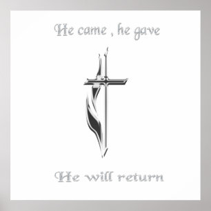 Poster Jesus retornará a mercadoria