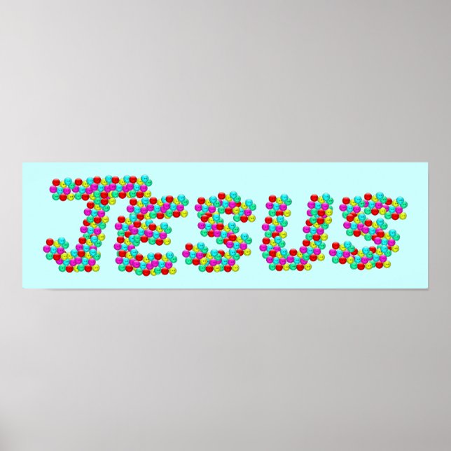 Poster JESUS - Rostos (Frente)