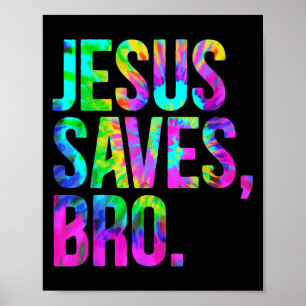 Poster Jesus Salva Irmão, Fé Religiosa Cristã Acredite