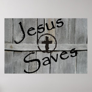 Poster Jesus salvar