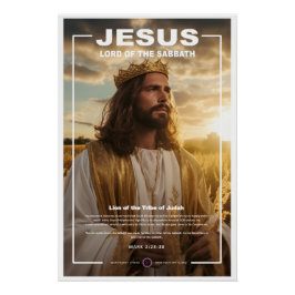 Póster Jesus - Senhor do Sabá
