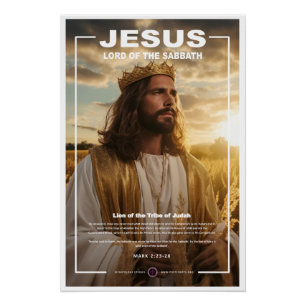 Póster Jesus - Senhor do Sabá