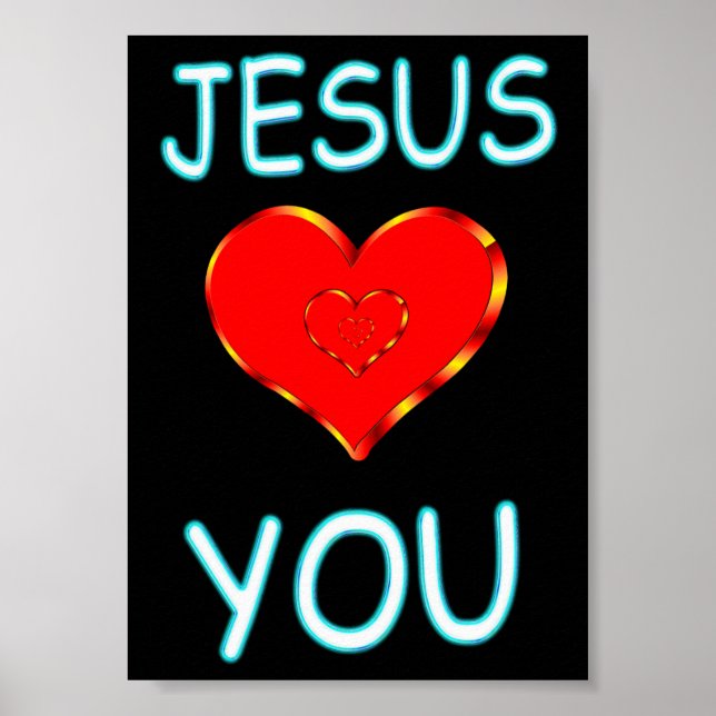 Poster Jesus te ama (Frente)