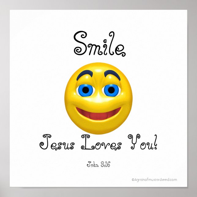 Poster Jesus te ama (Frente)