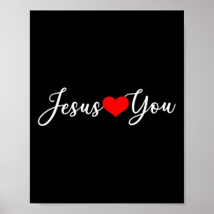 Poster Jesus te ama - Cristão
