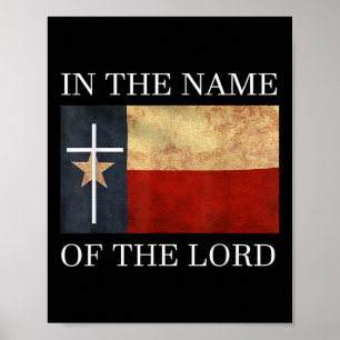 Poster Jesus Texas Cristão