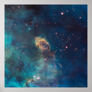 Póster Jet em Carina WFC3 UVIS 24x24 (24x24)