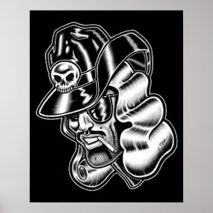 Poster Jet Latex™/Cowboy Espacial