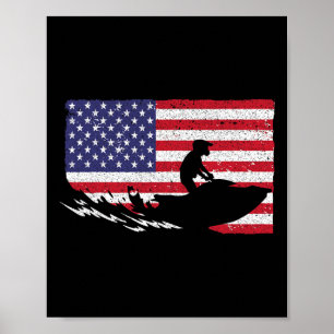 Poster Jet Ski Legal Para Homens Mulheres Esquiadores Ban