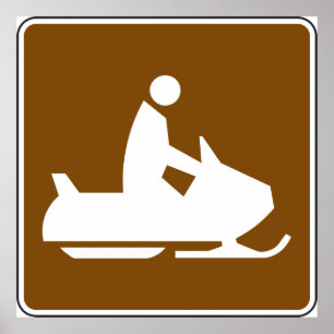 Poster Jet Ski Sign