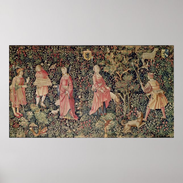 Póster Jeu de Marelle e Cueillette de Fruta (Frente)