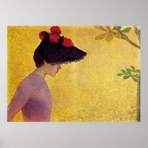 Poster Jeune Fille de Profil por Aristide Maillol