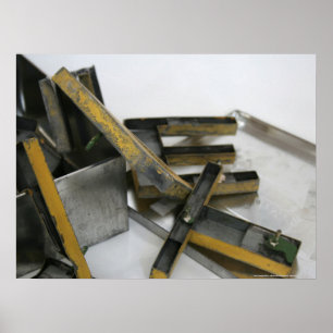 Póster Jeux 2 Construction Building's Game Letters 3 P