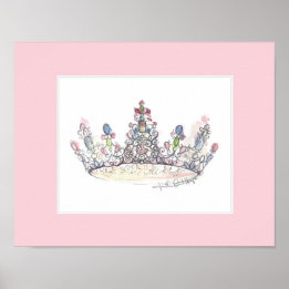 Poster Jewel Crown por Heather French Henry